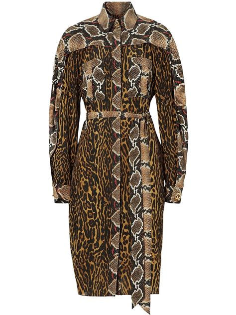 burberry animal print dress|Burberry inspired dress.